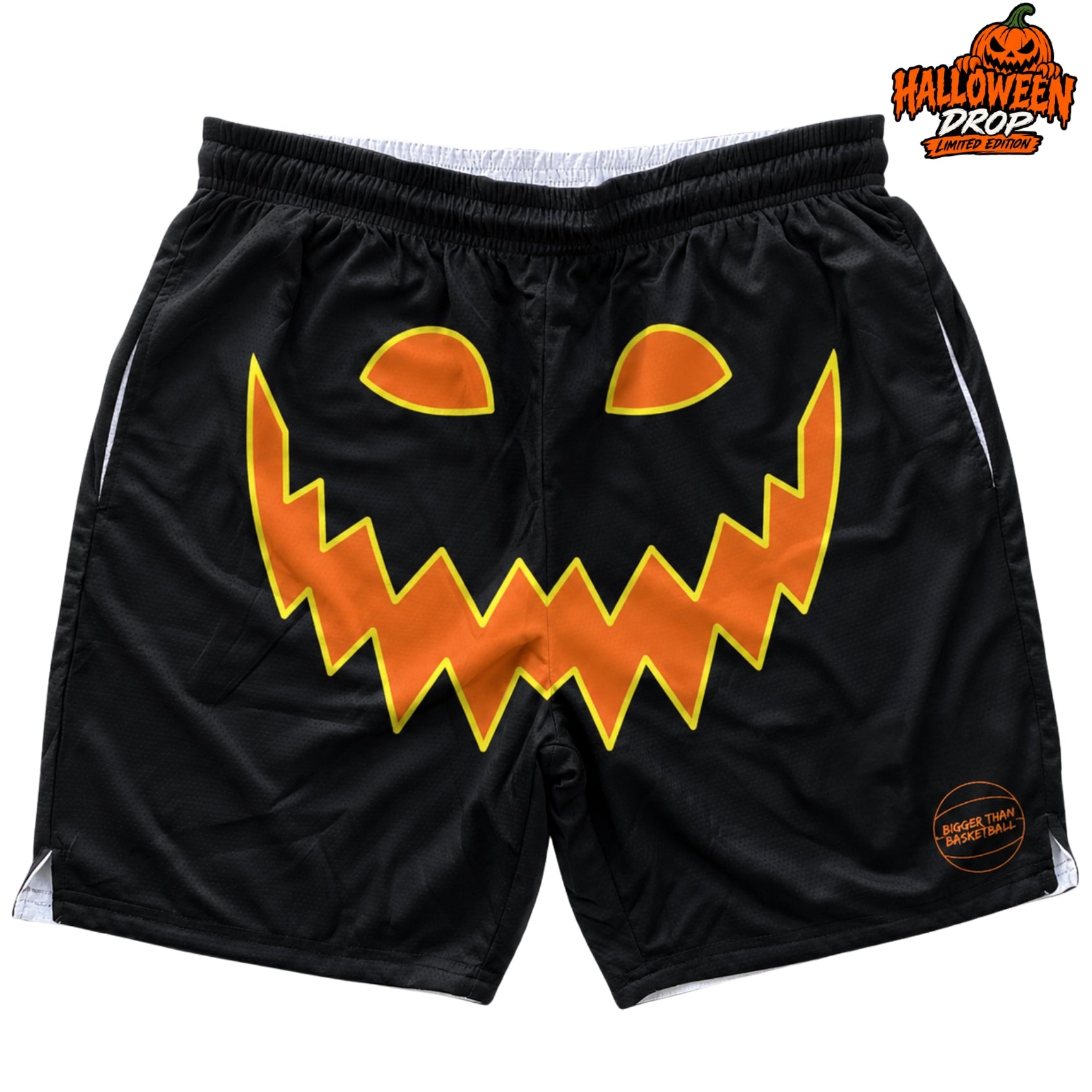 Jack-o'-Lantern - Shorts - Black – Bigger Than Basketball