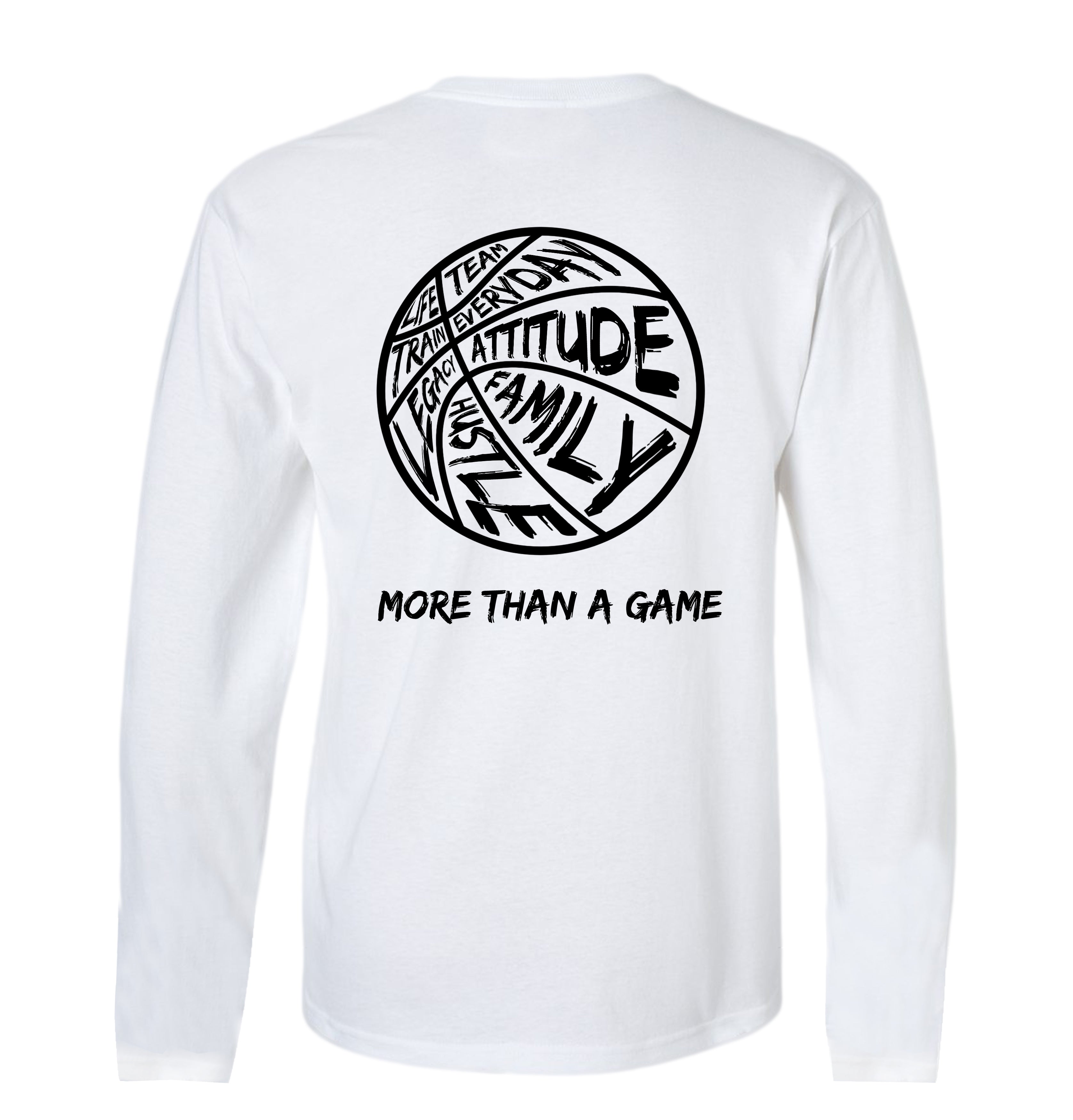 More Than A Game - Long Sleeve - White - Youth