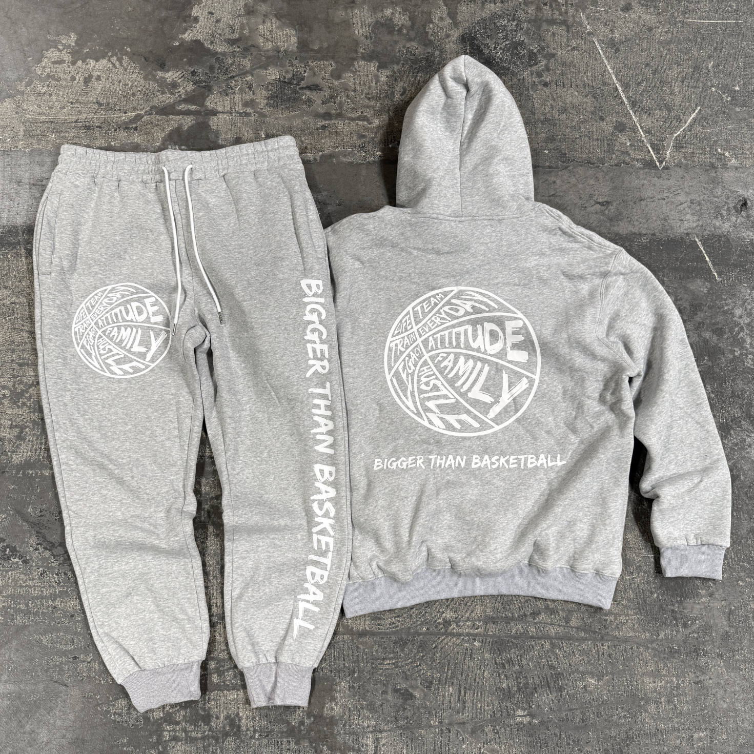 Bigger Than Basketball - Joggers - Grey