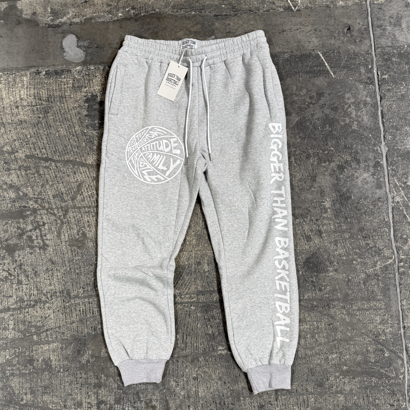 Bigger Than Basketball - Joggers - Grey