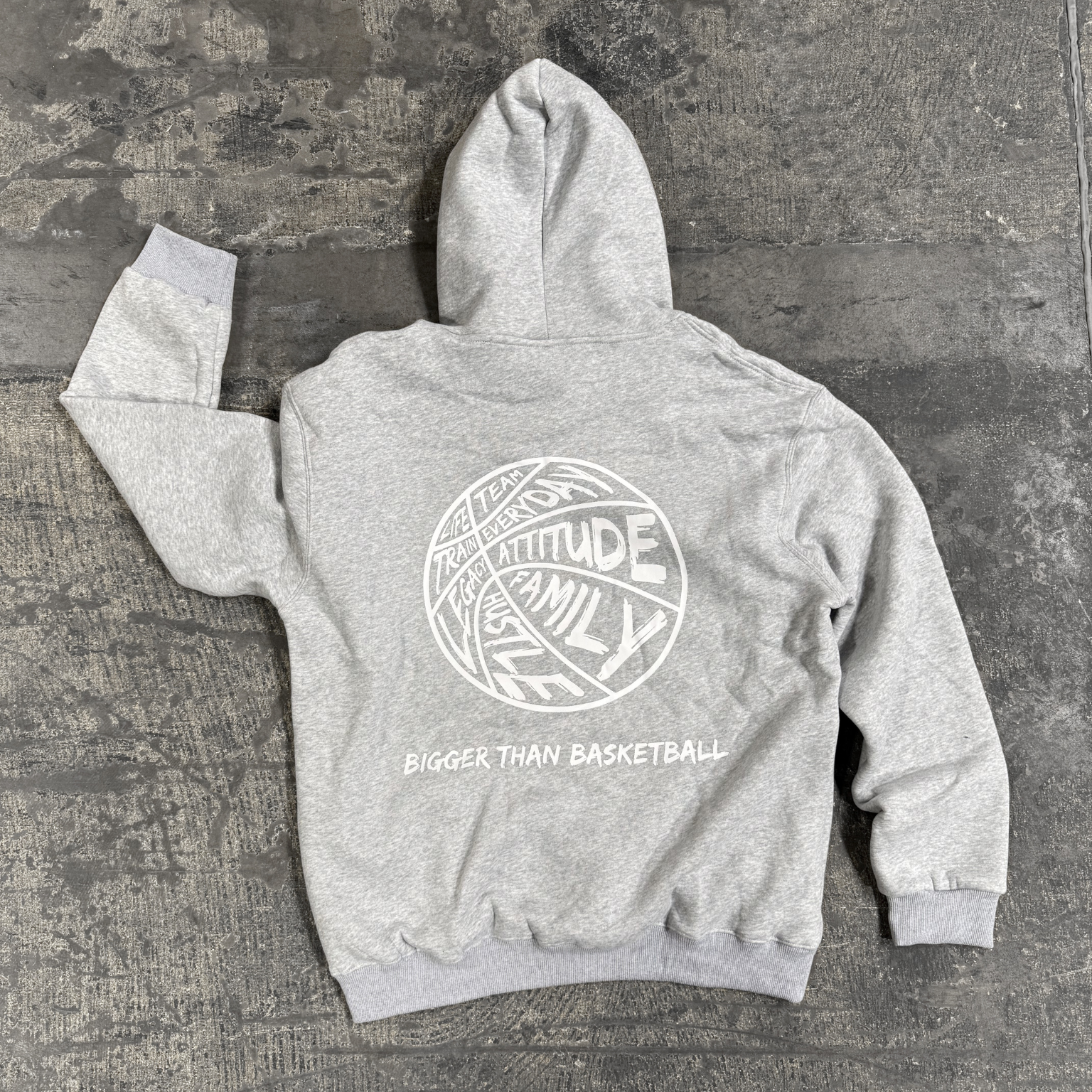 Bigger Than Basketball - Hoodie - Grey
