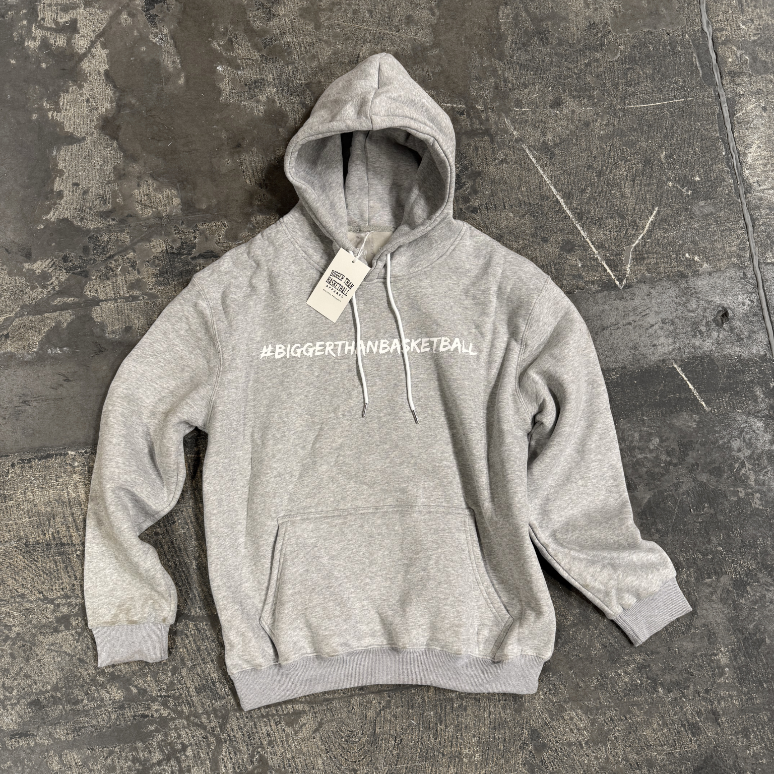 Bigger Than Basketball - Hoodie - Grey