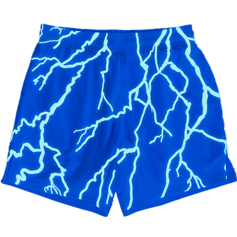 Lightning Strike - Shorts - Blue