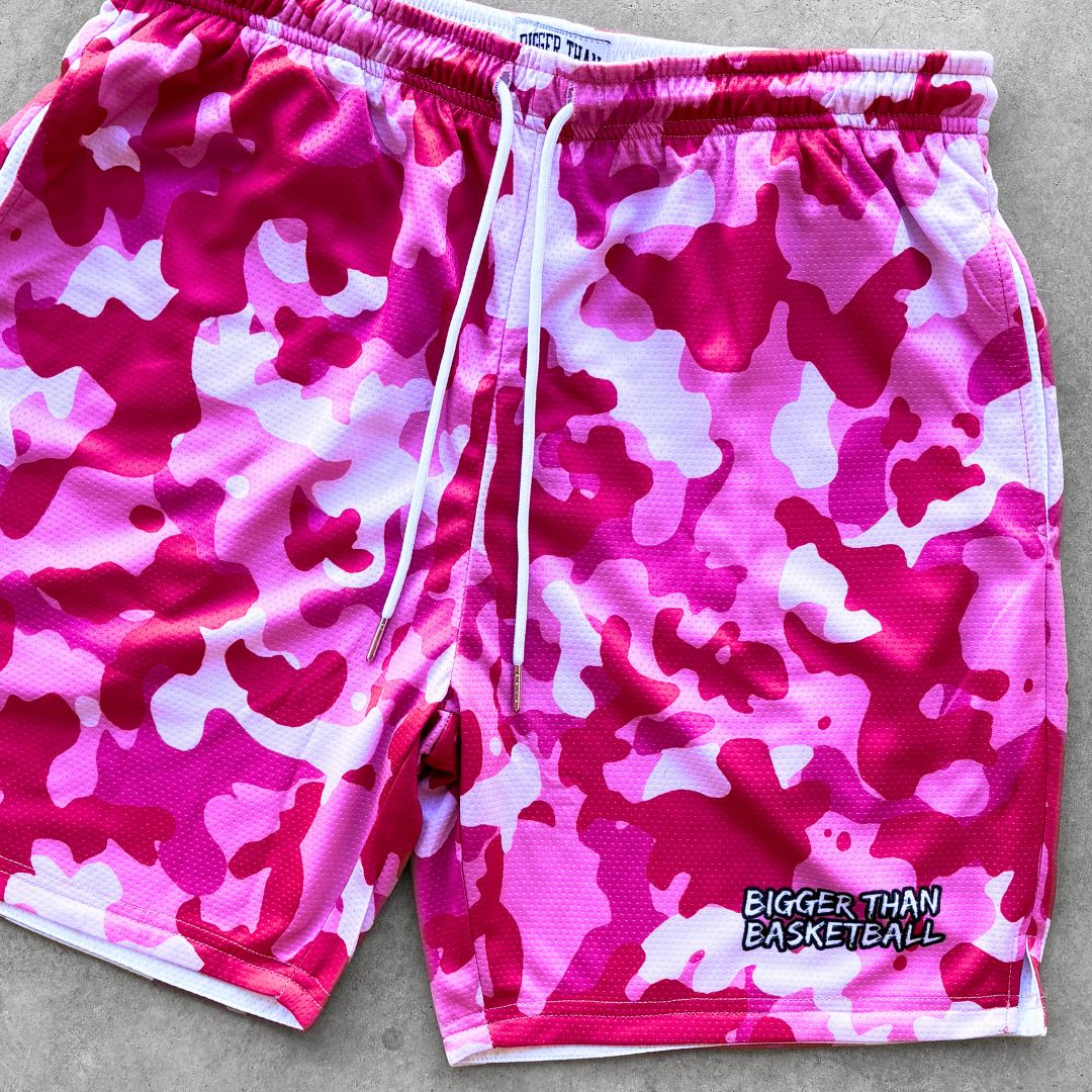 Hooper Camo - Shorts - Pink