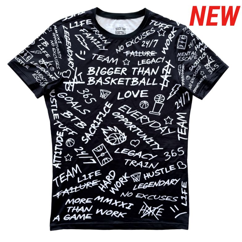 Emotions - Performance Compression T-Shirt - Black