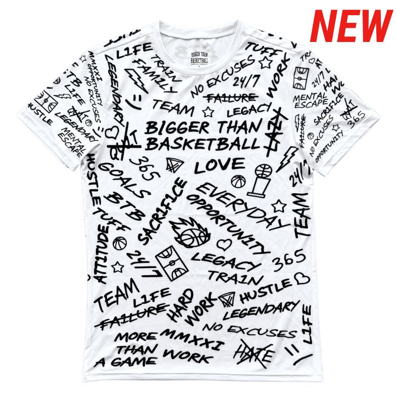 Emotions - Performance Compression T-Shirt - White