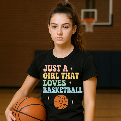 Just A Girl - T-Shirt - Black