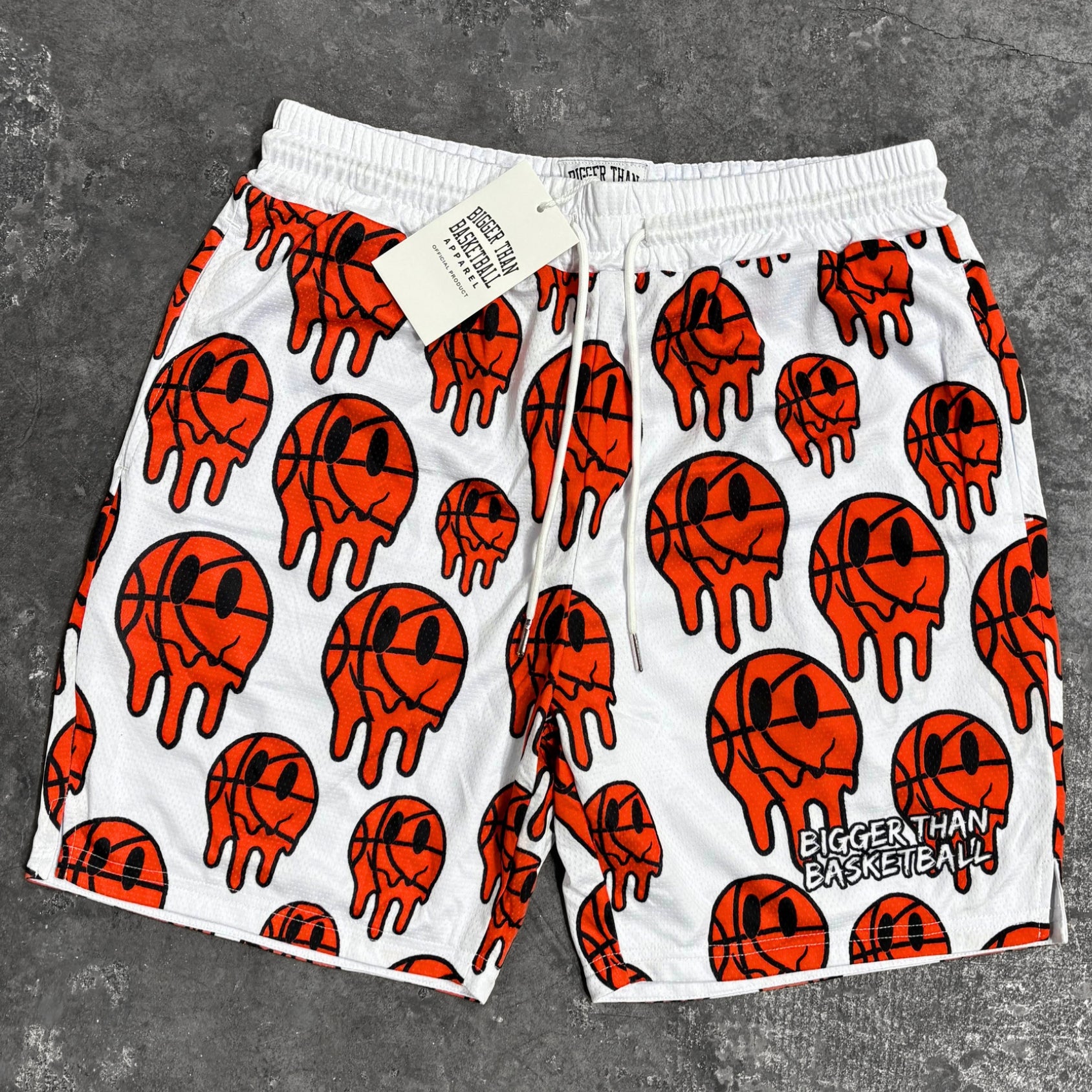 Drippy Basketball - Shorts - White
