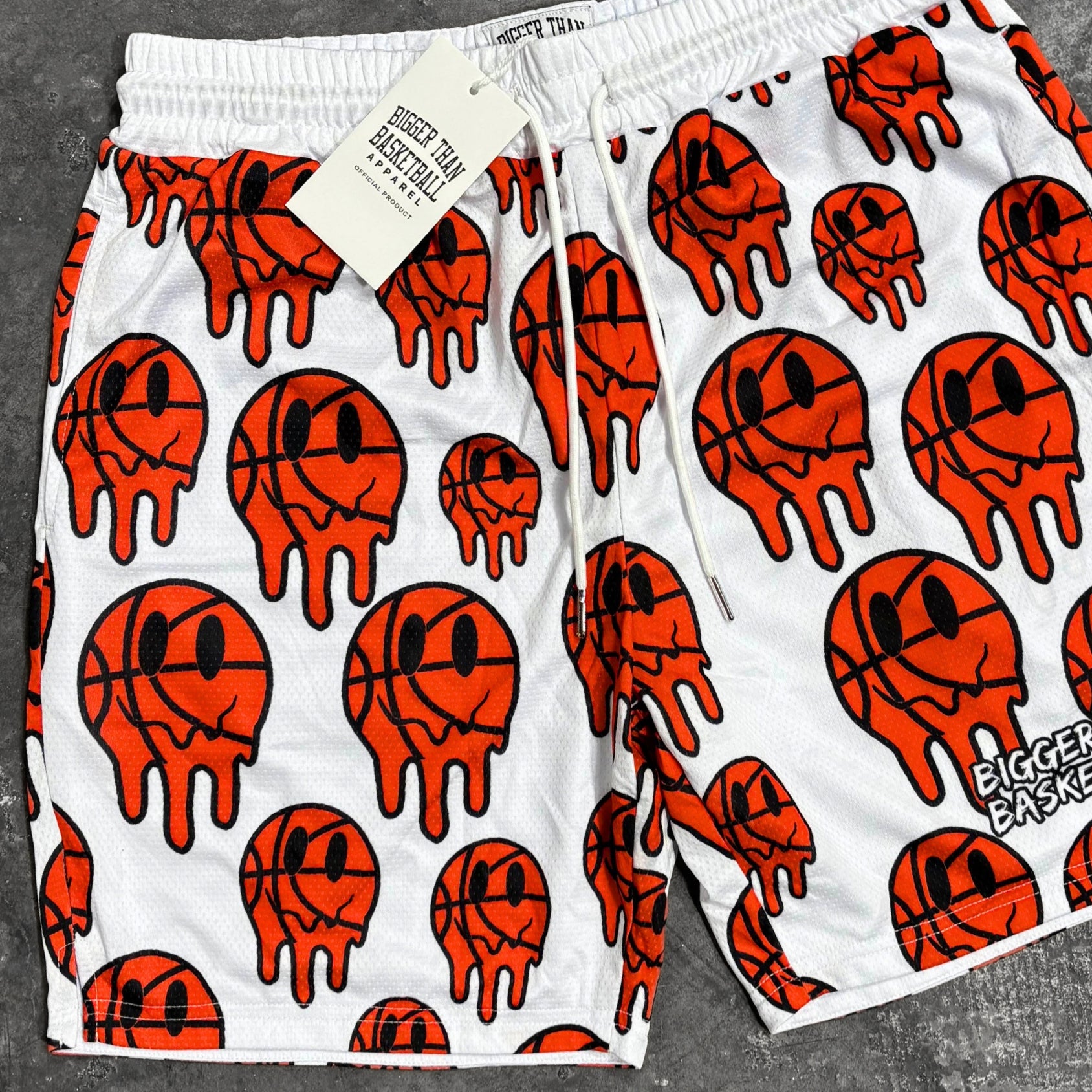 Drippy Basketball - Shorts - White