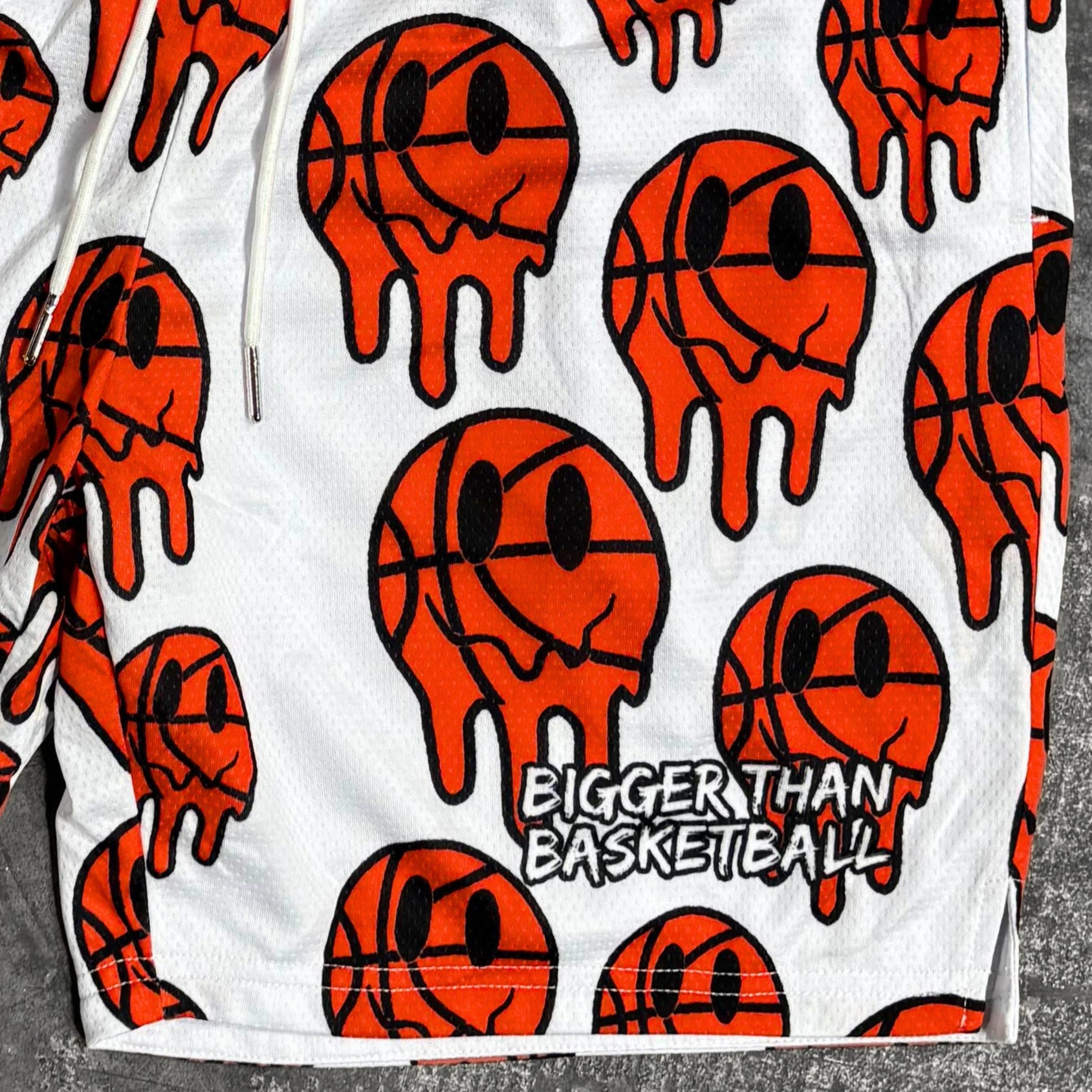 Drippy Basketball - Shorts - White