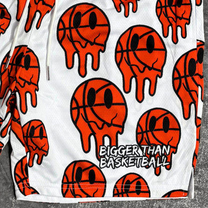 Drippy Basketball - Shorts - White