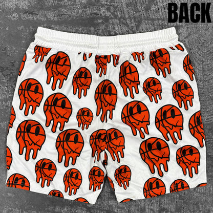 Drippy Basketball - Shorts - White