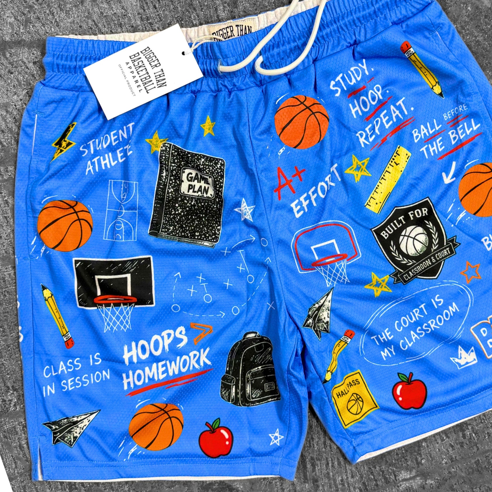 School of Buckets - Shorts - Carolina Blue