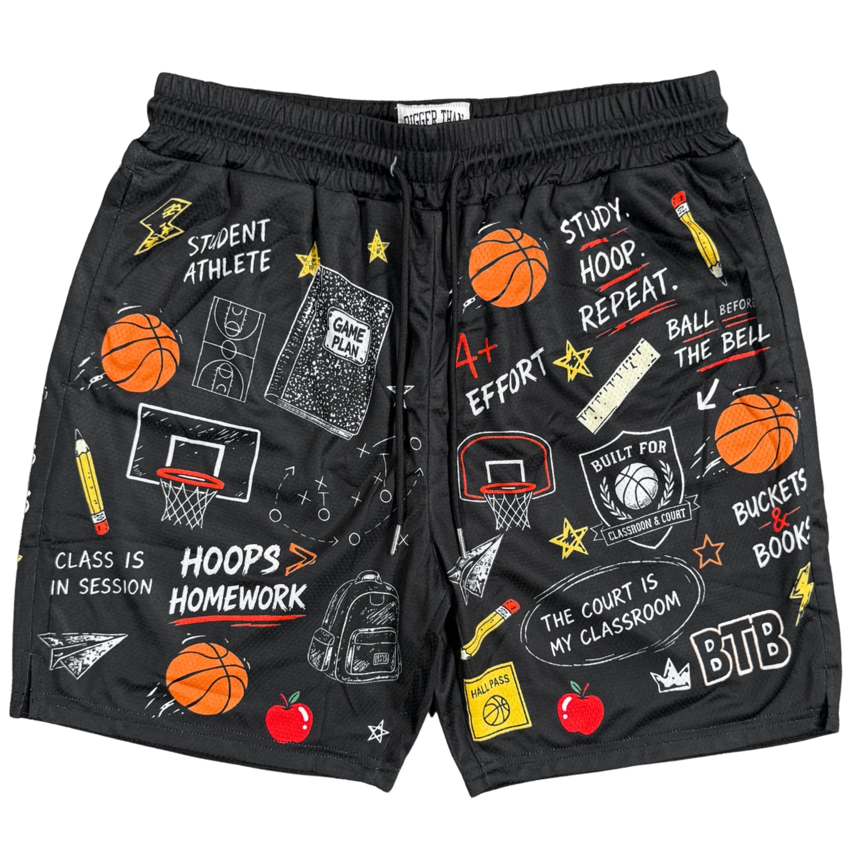 School of Buckets - Shorts - Black
