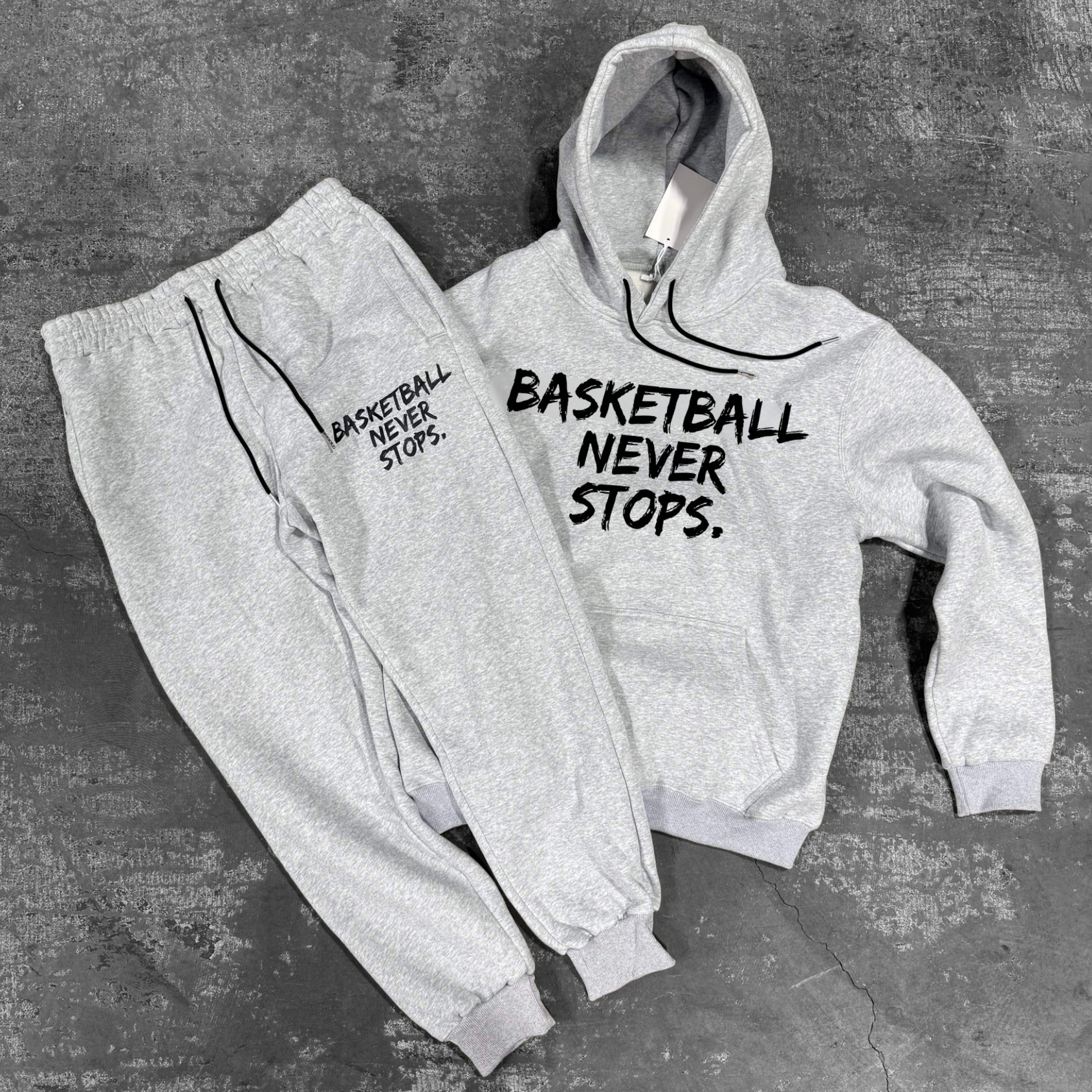 Basketball Never Stops - Joggers - Grey