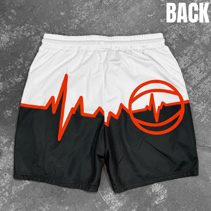 Lifeline - Shorts - Black / White