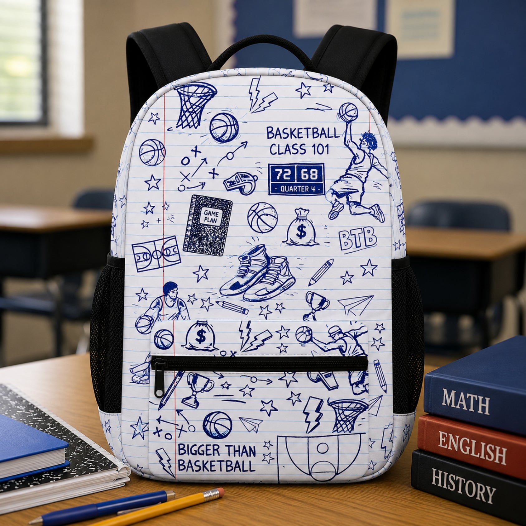 Basketball 101 Classroom Backpack