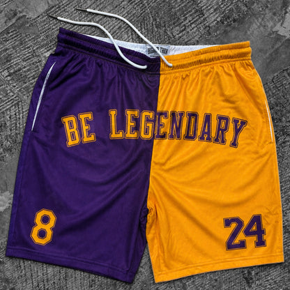 Be Legendary 8/24 - Shorts - Purple/Gold