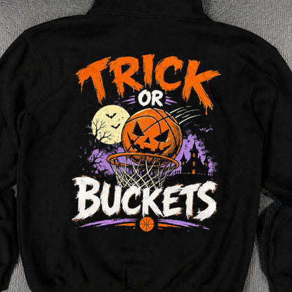 Trick or Buckets - Hoodie - Black