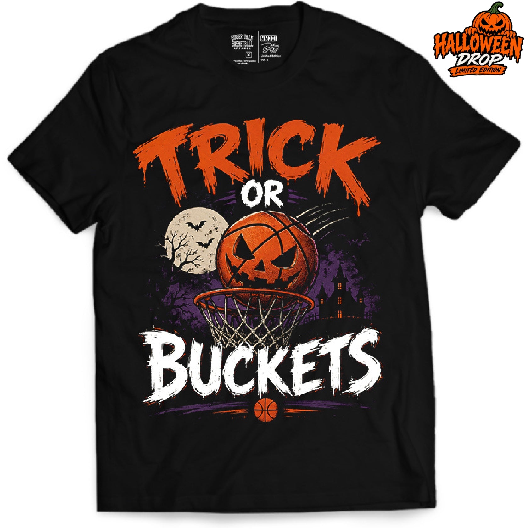 Trick or Buckets - T-Shirt - Black