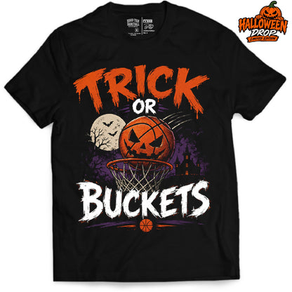 Trick or Buckets - T-Shirt - Black