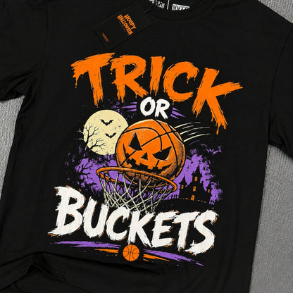 Trick or Buckets - T-Shirt - Black