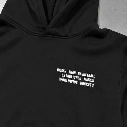 Worldwide Buckets - Hoodie - Black