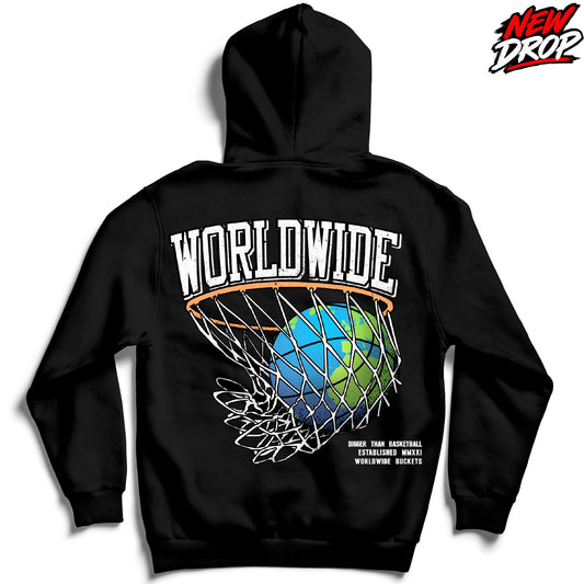 Worldwide Buckets - Hoodie - Black