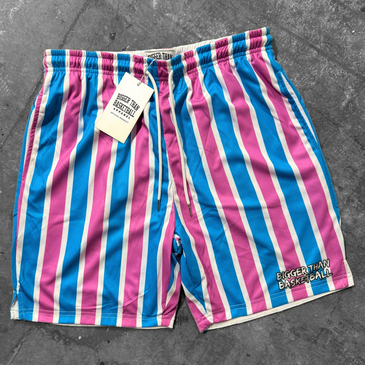 Pinstripe - Shorts - Cotton Candy