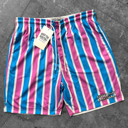 Pinstripe - Shorts - Cotton Candy