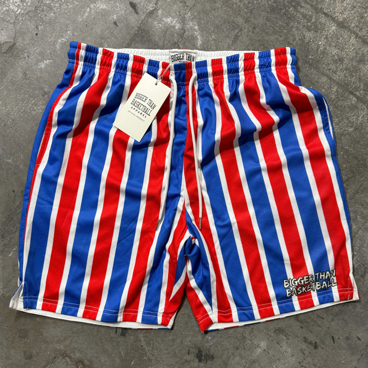 Pinstripe - Shorts - Red/White/Blue
