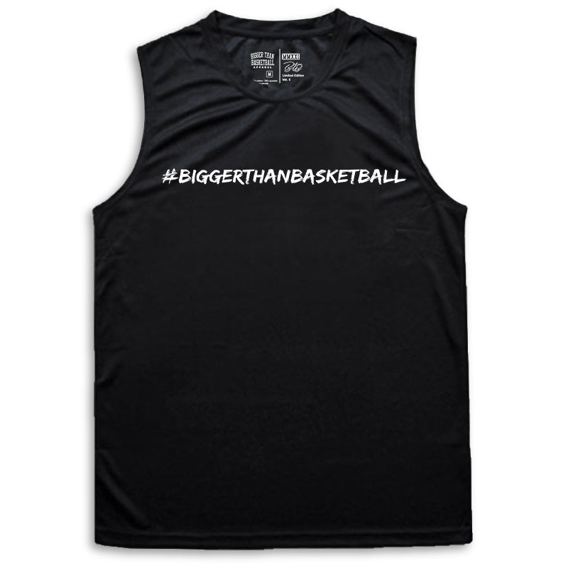 Bigger Than Basketball - Performance Tank - Black