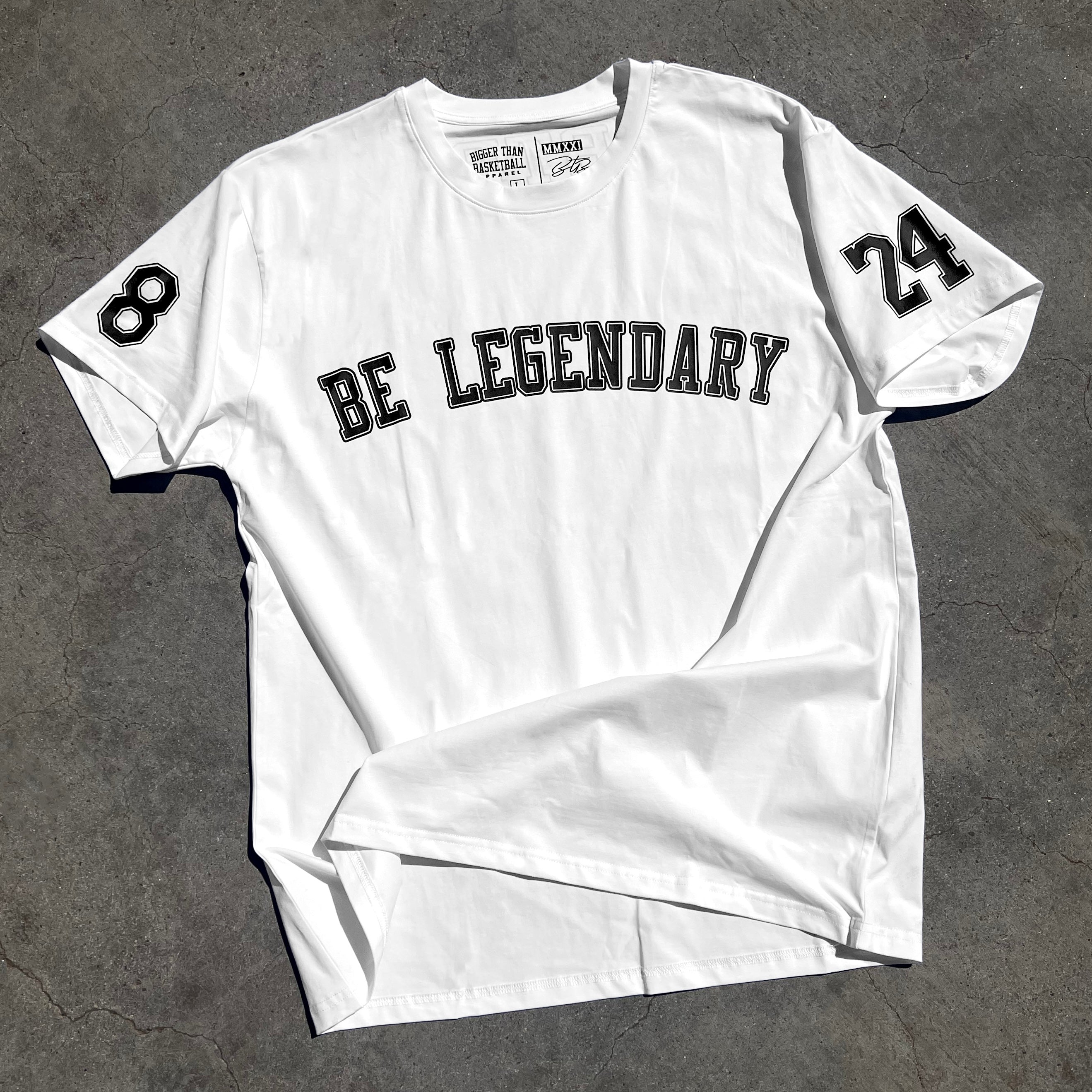 Be Legendary 8/24 - T-Shirt - White
