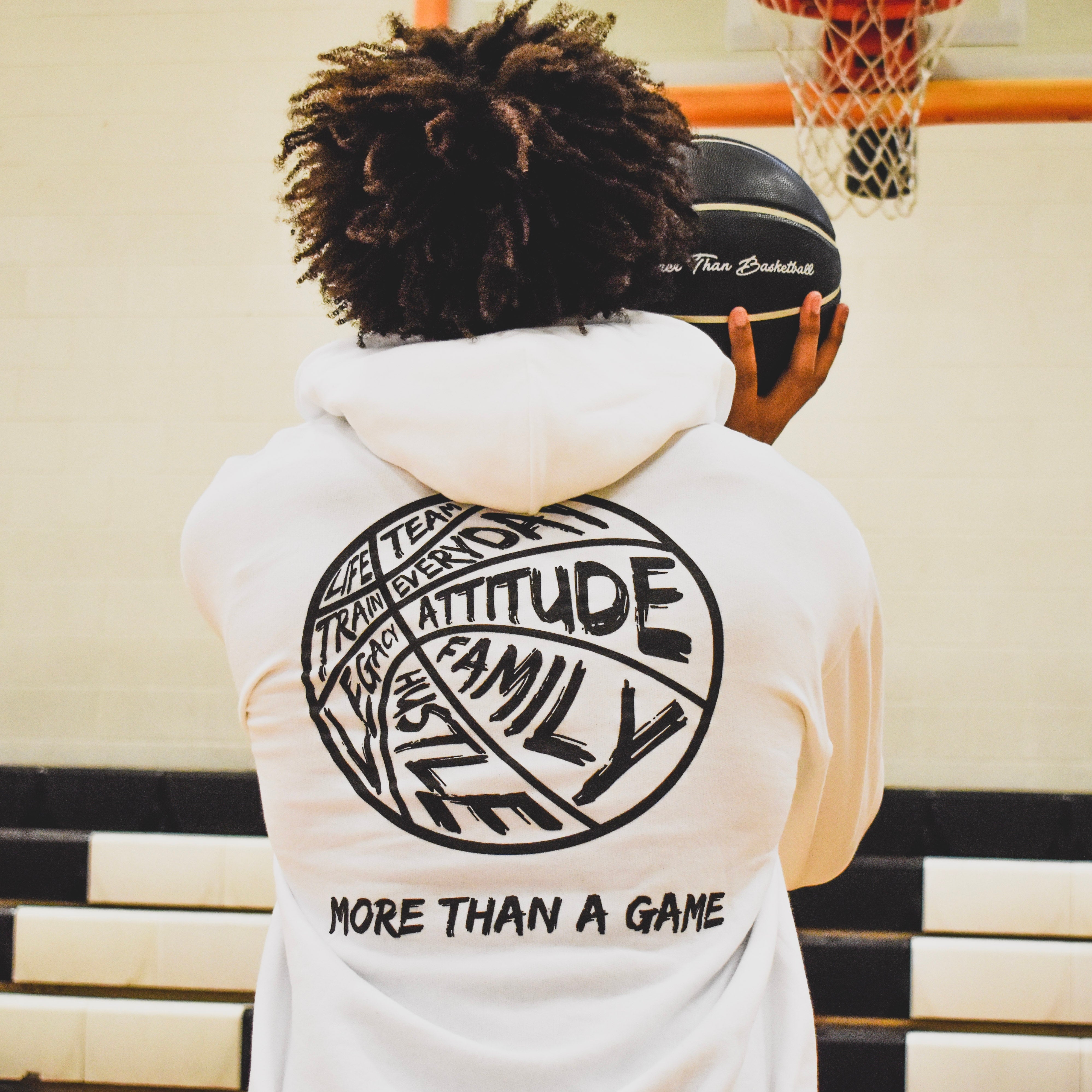 More Than A Game Hoodie - Youth - White