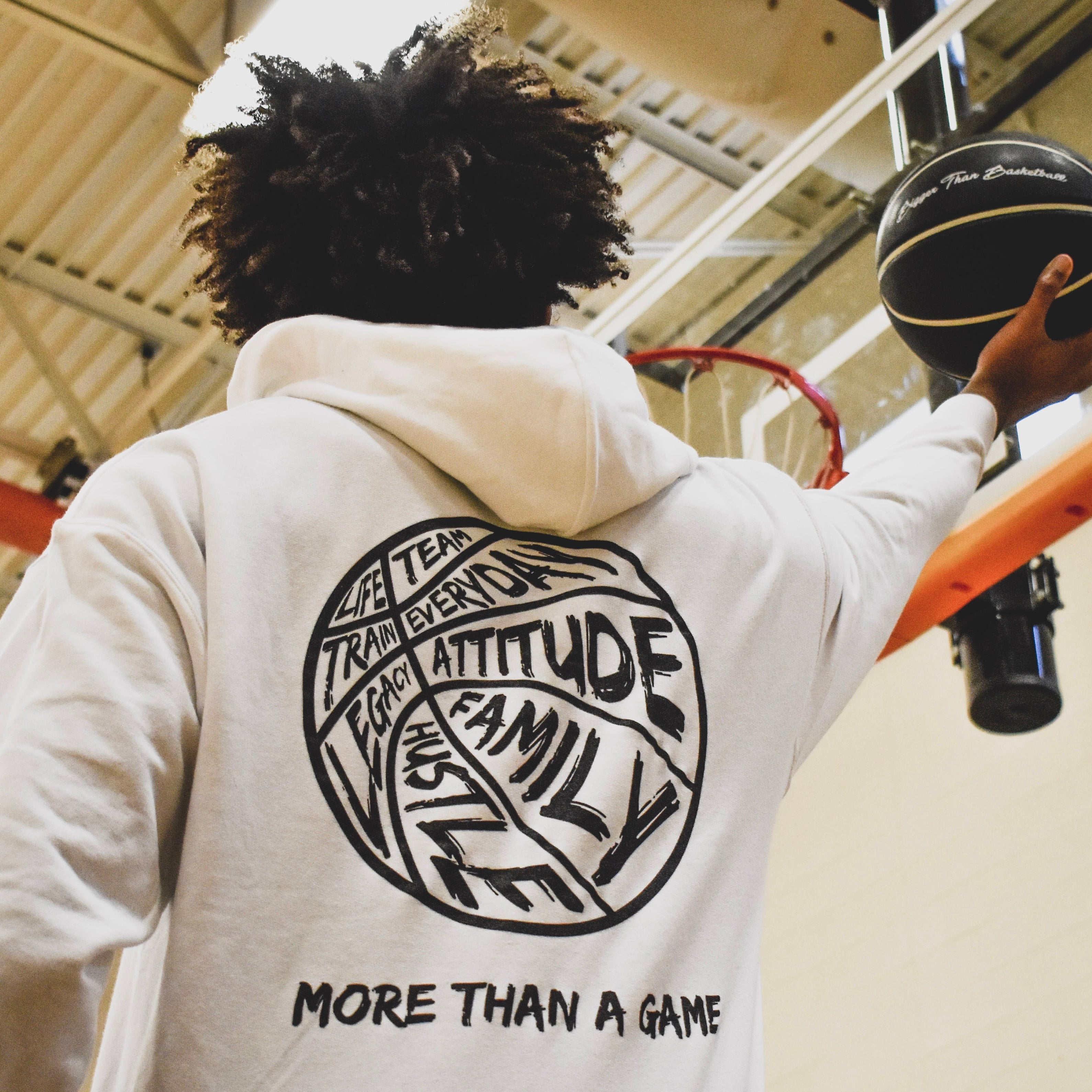 More Than A Game Hoodie - Youth - White