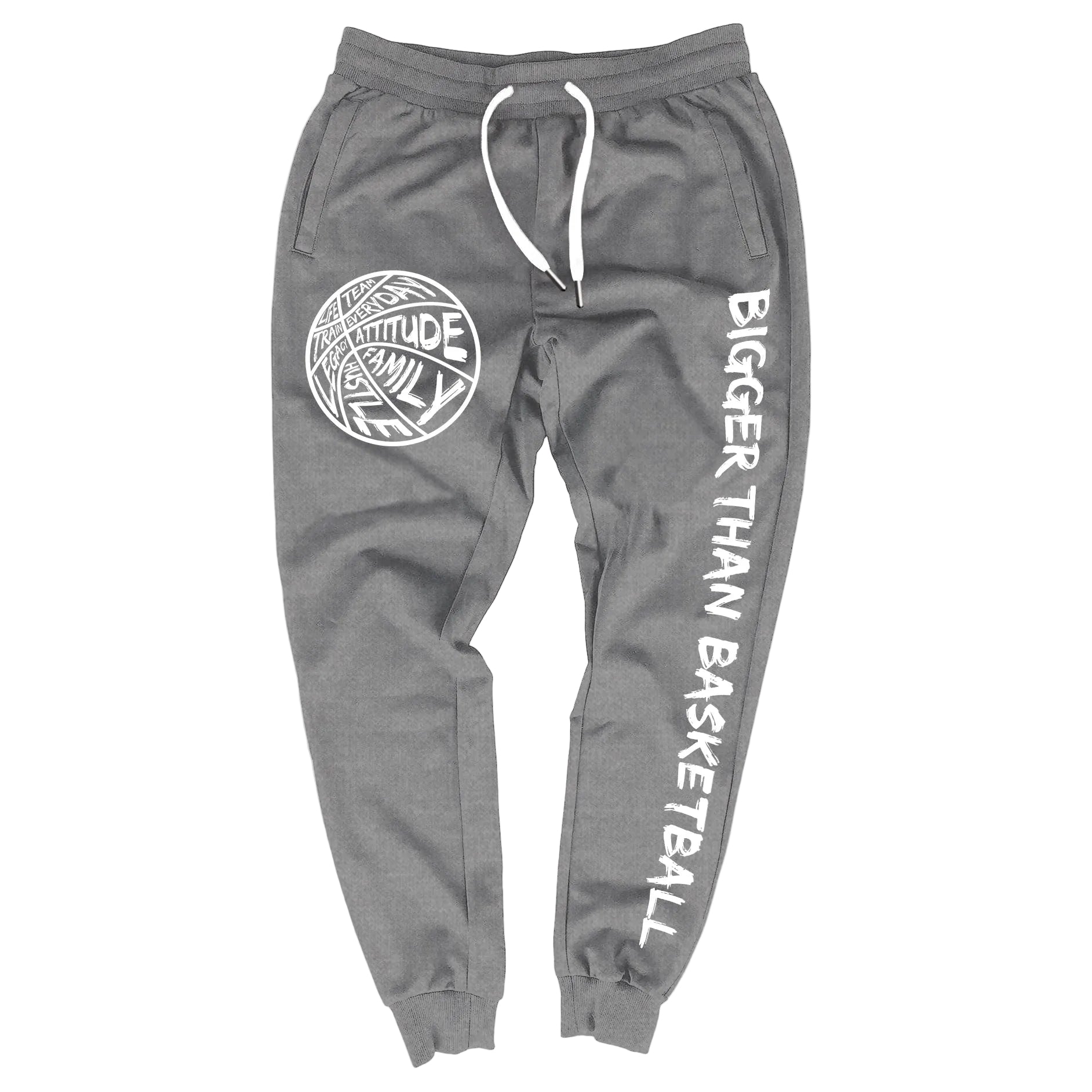 Bigger Than Basketball - Joggers - Grey