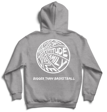 Bigger Than Basketball - Hoodie - Grey