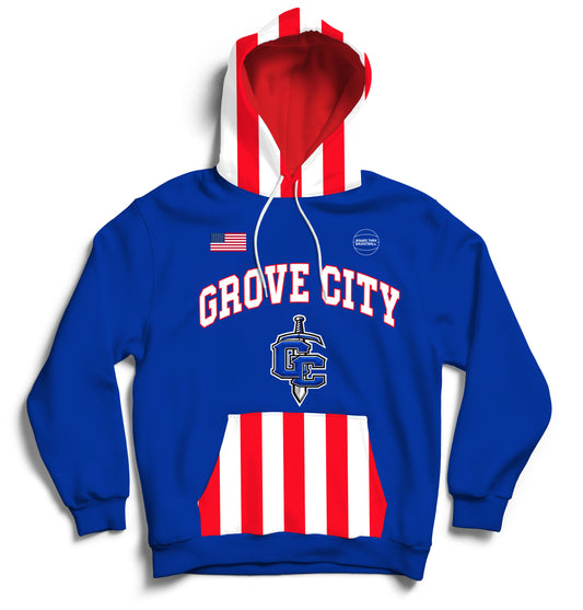 Grove City Titans Stripes - Hoodie