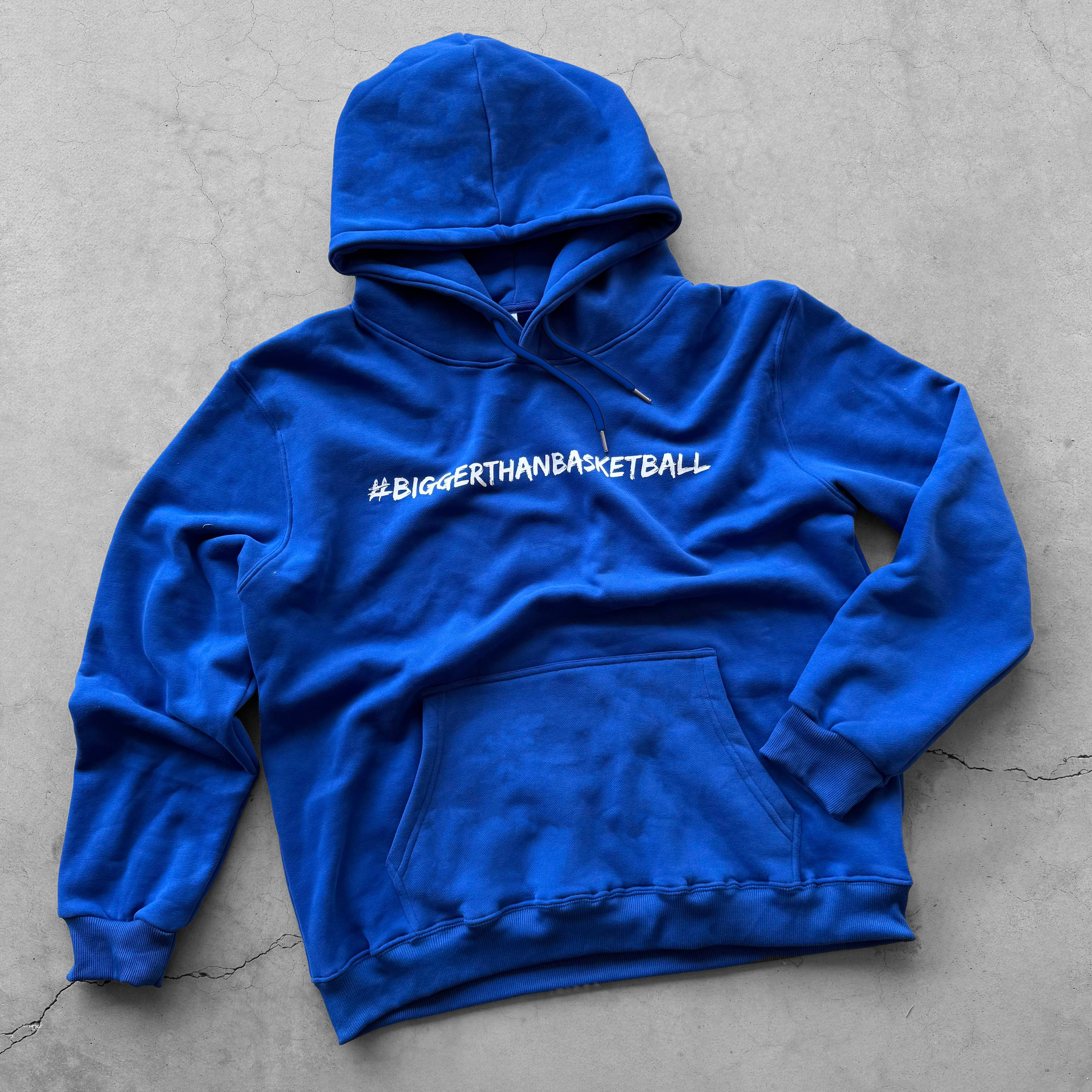 Bigger Than Basketball - Hoodie - Blue