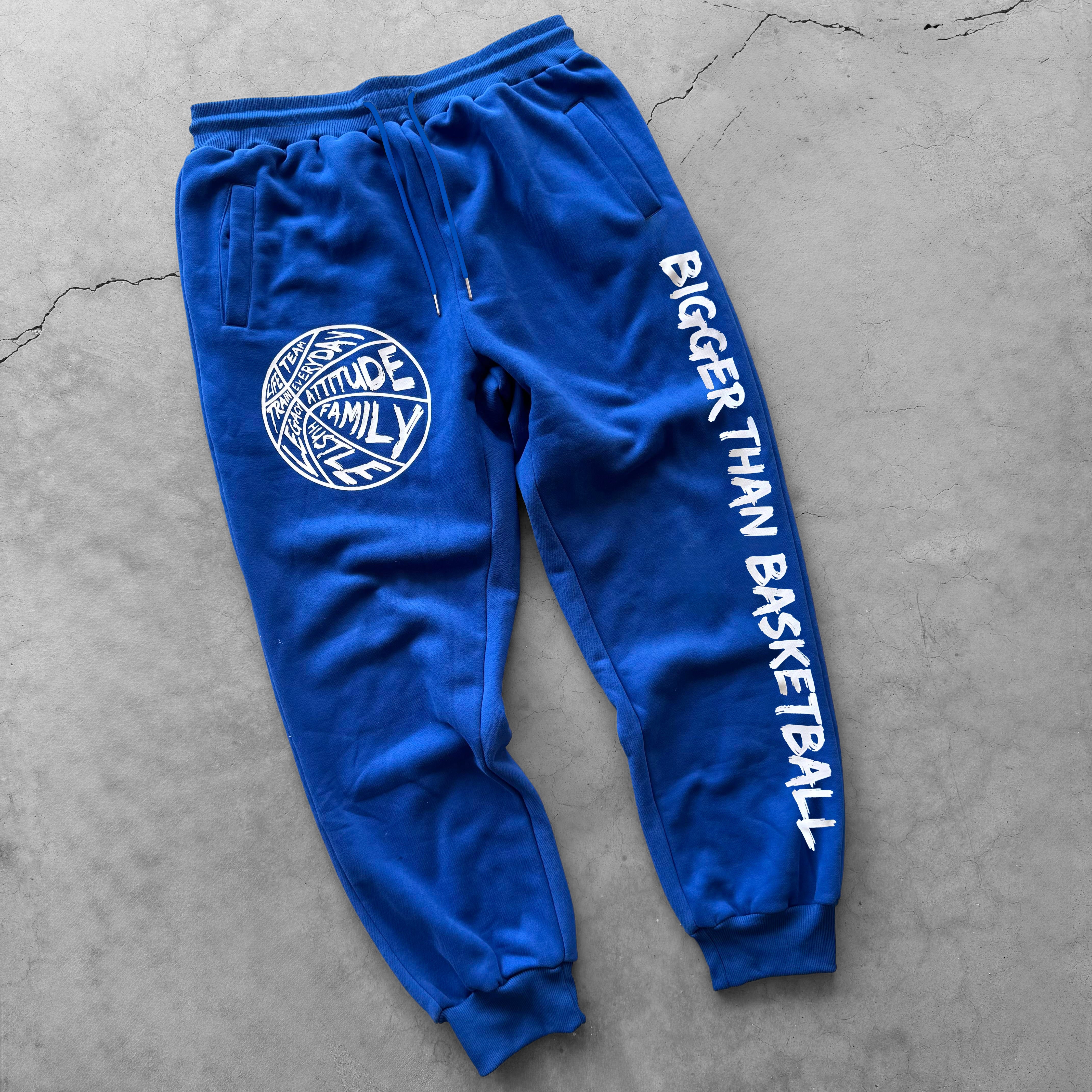 Bigger Than Basketball - Joggers - Blue
