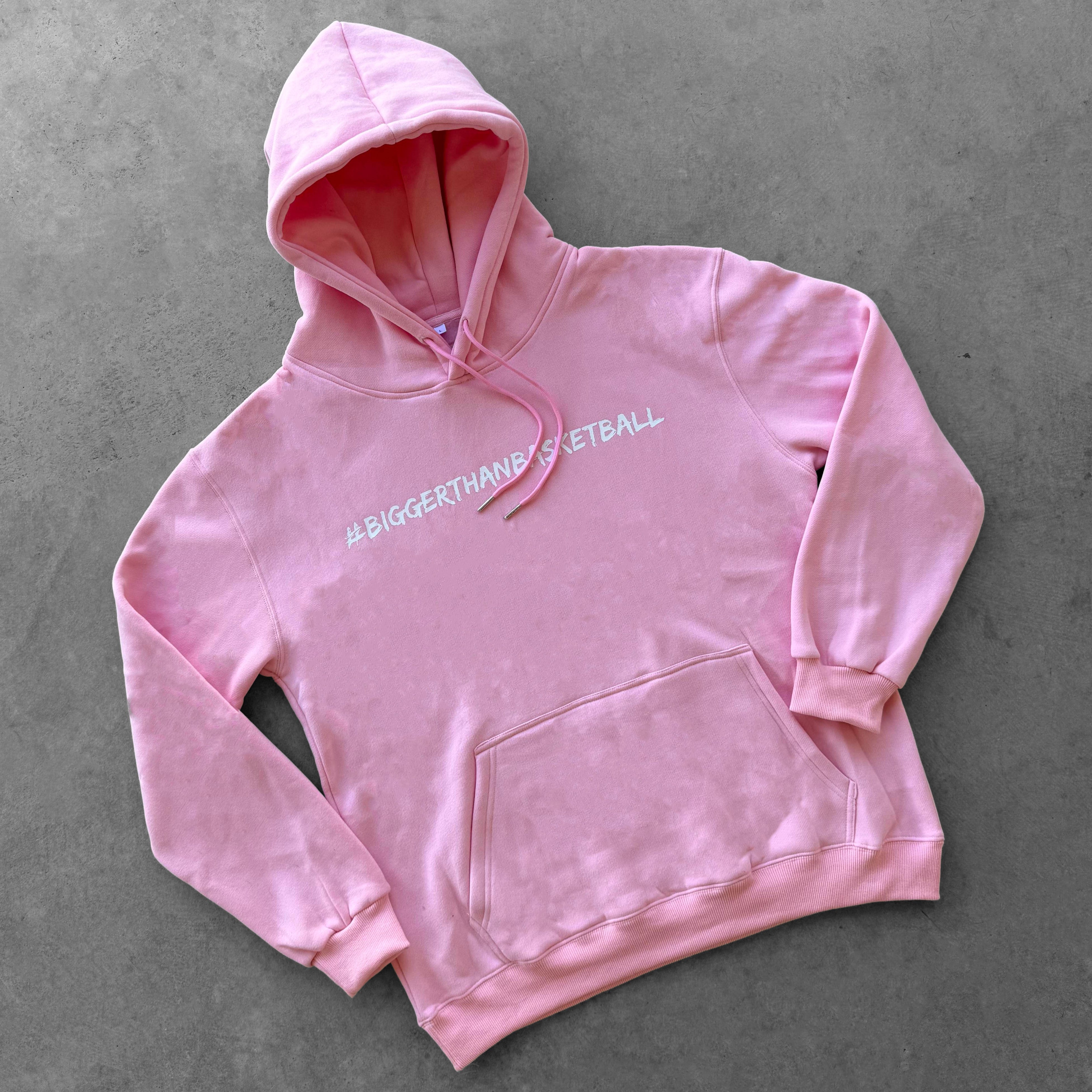 Bigger Than Basketball - Hoodie - Pink