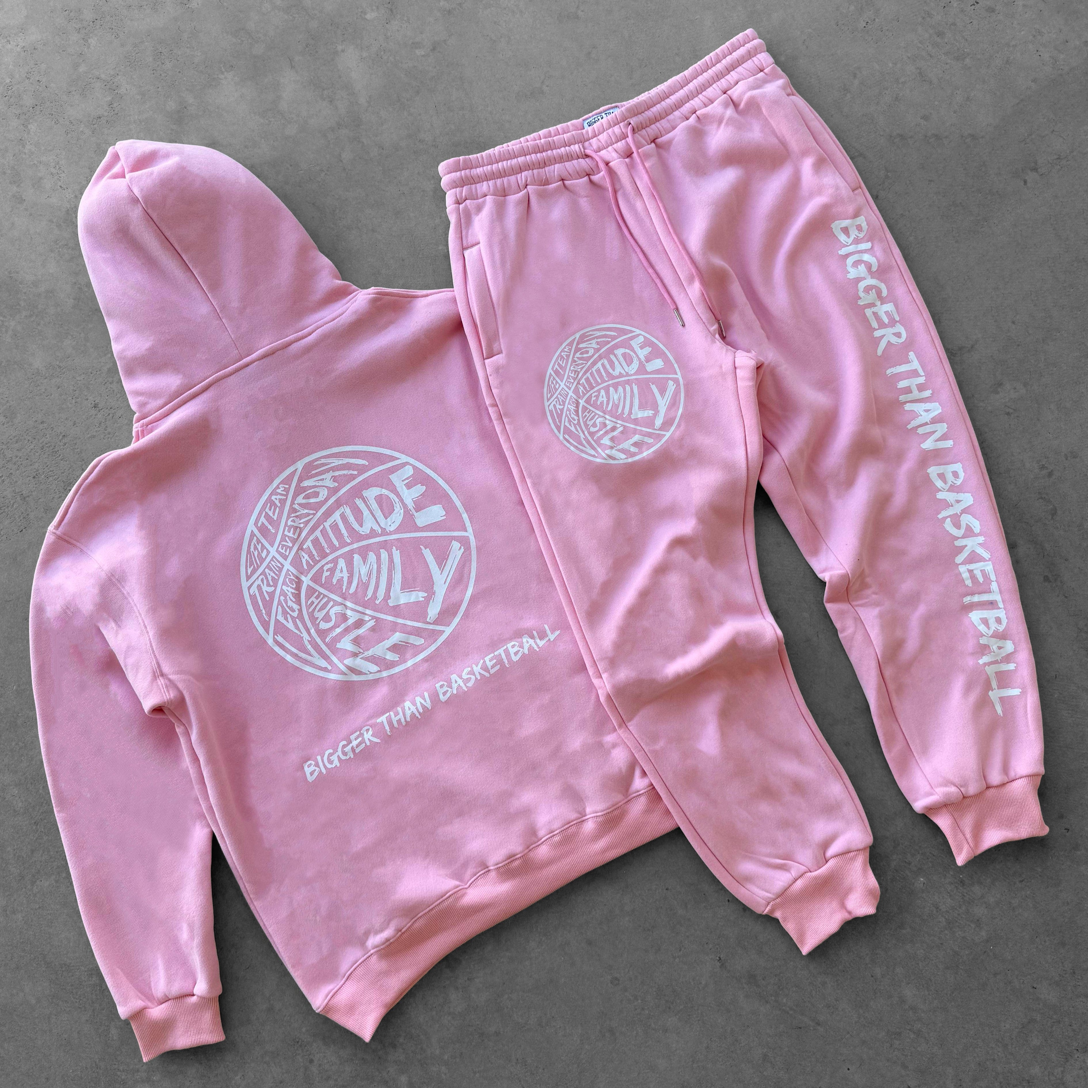 Bigger Than Basketball - Hoodie - Pink