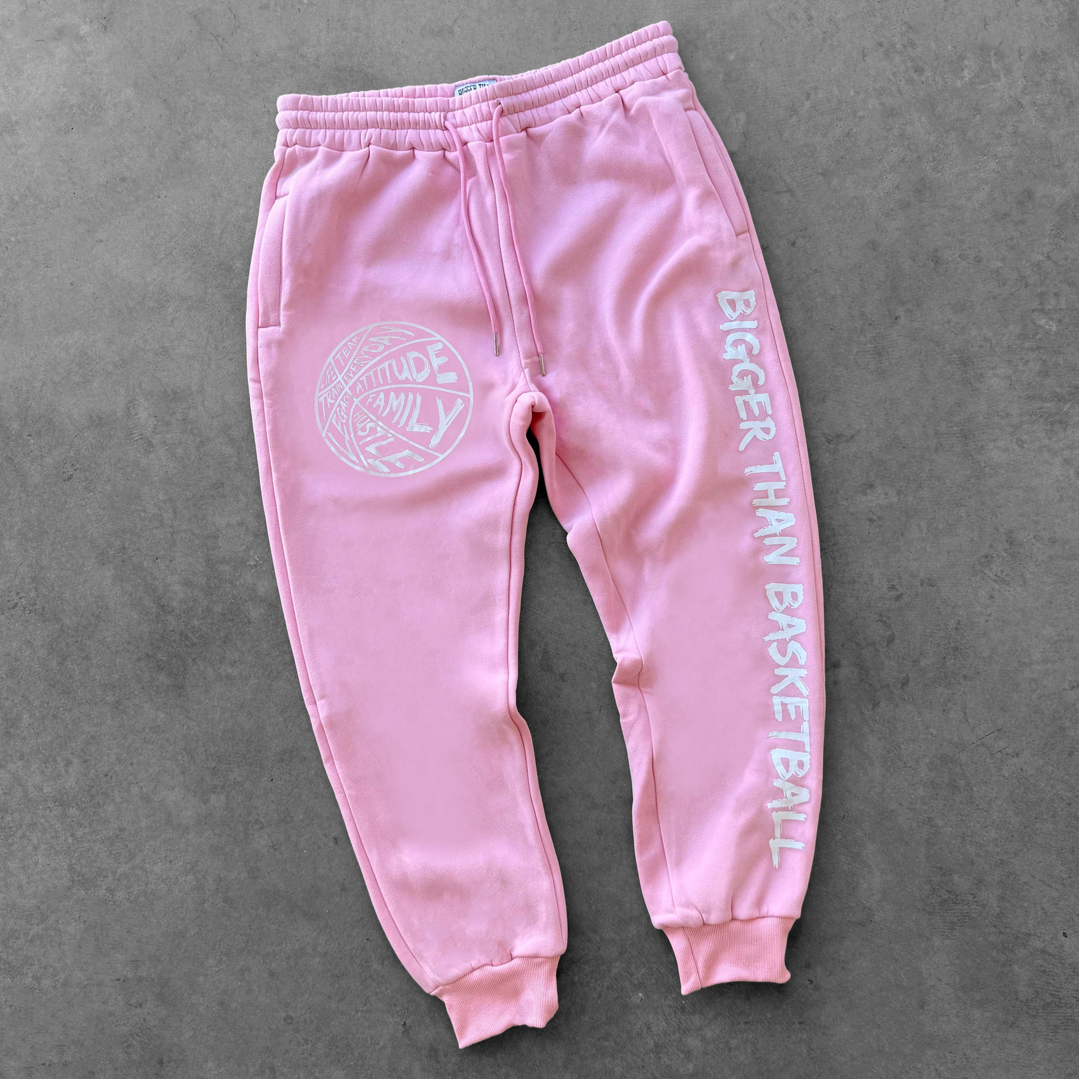 Bigger Than Basketball - Joggers - Pink