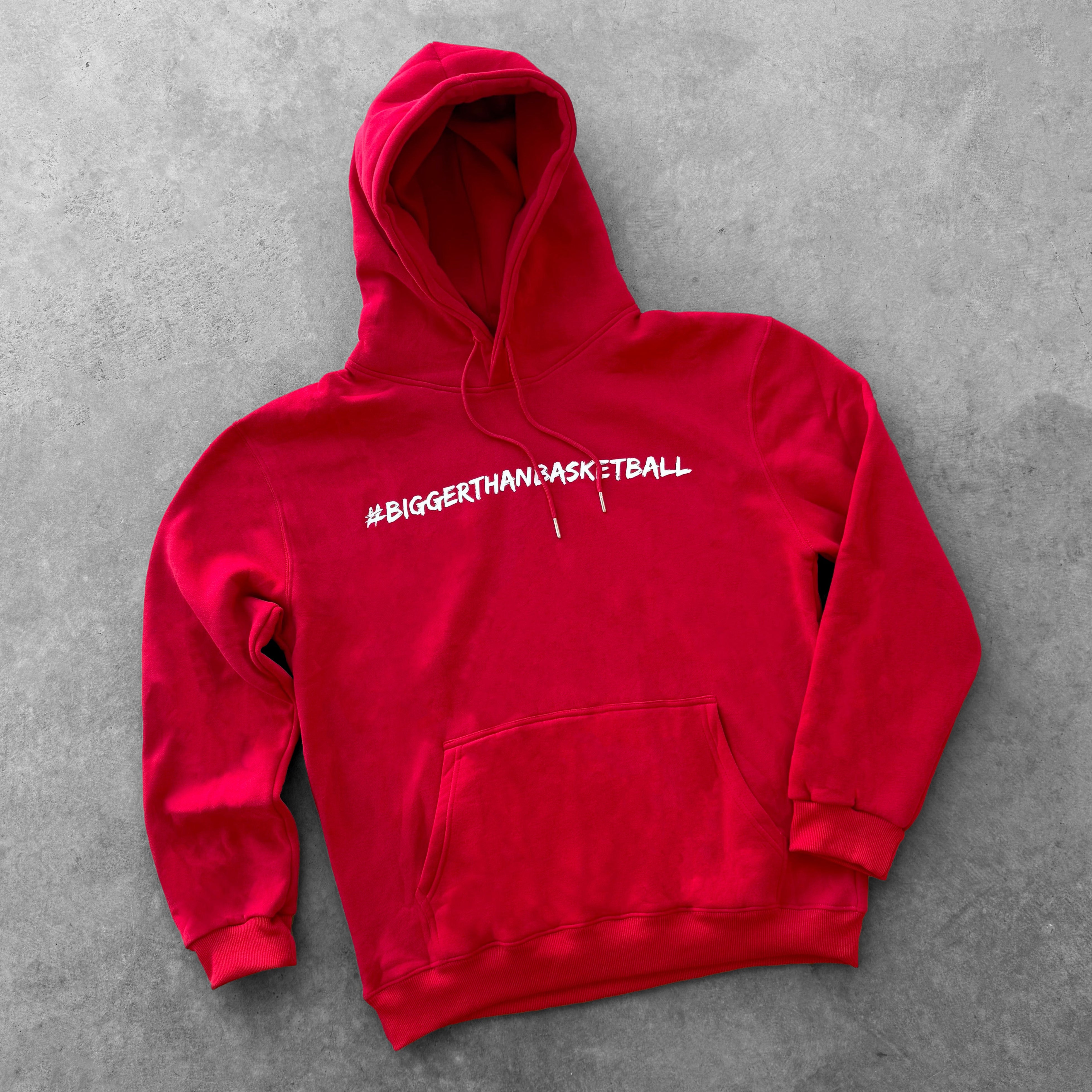 Bigger Than Basketball - Hoodie - Red