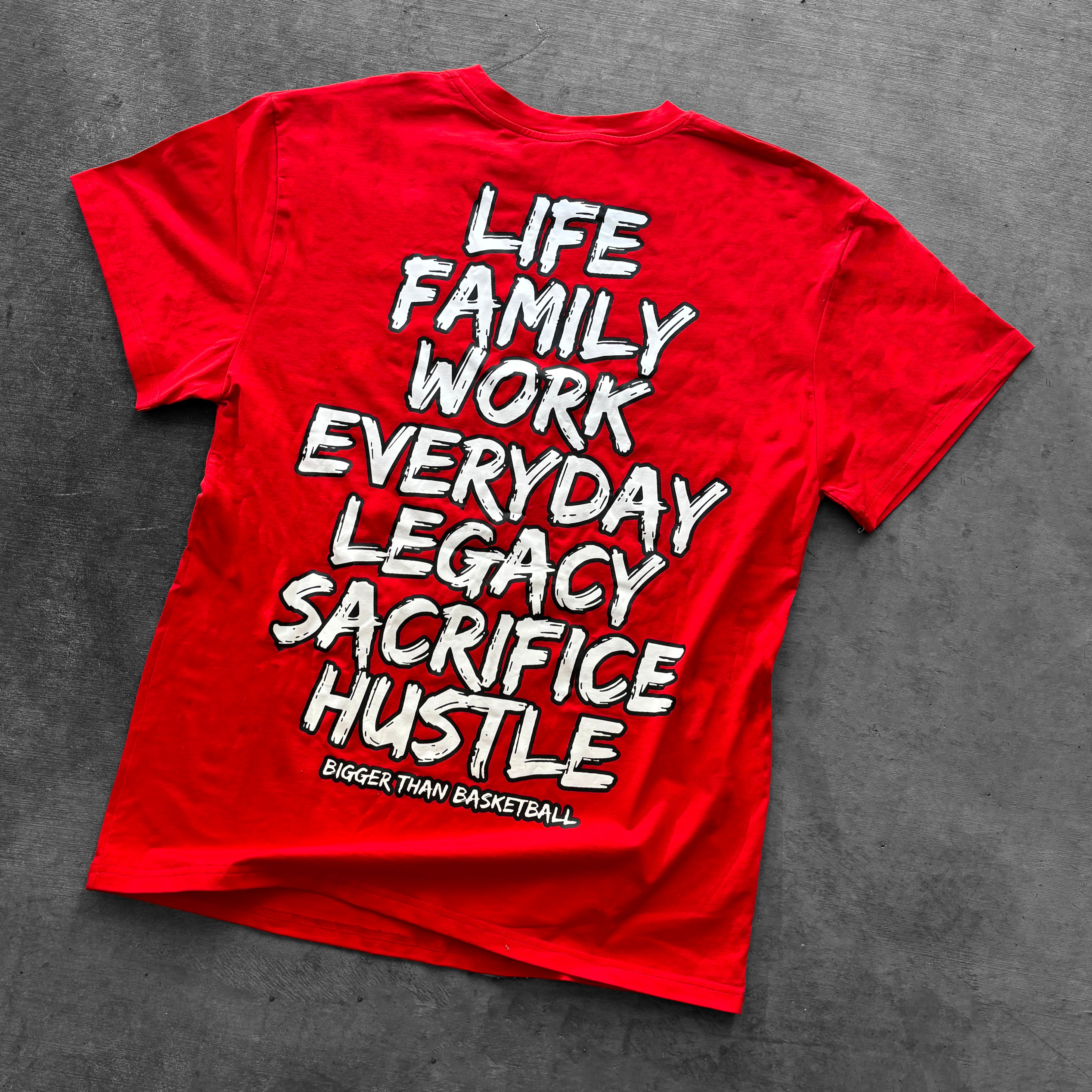 Basketball is Life - T-Shirt - Red