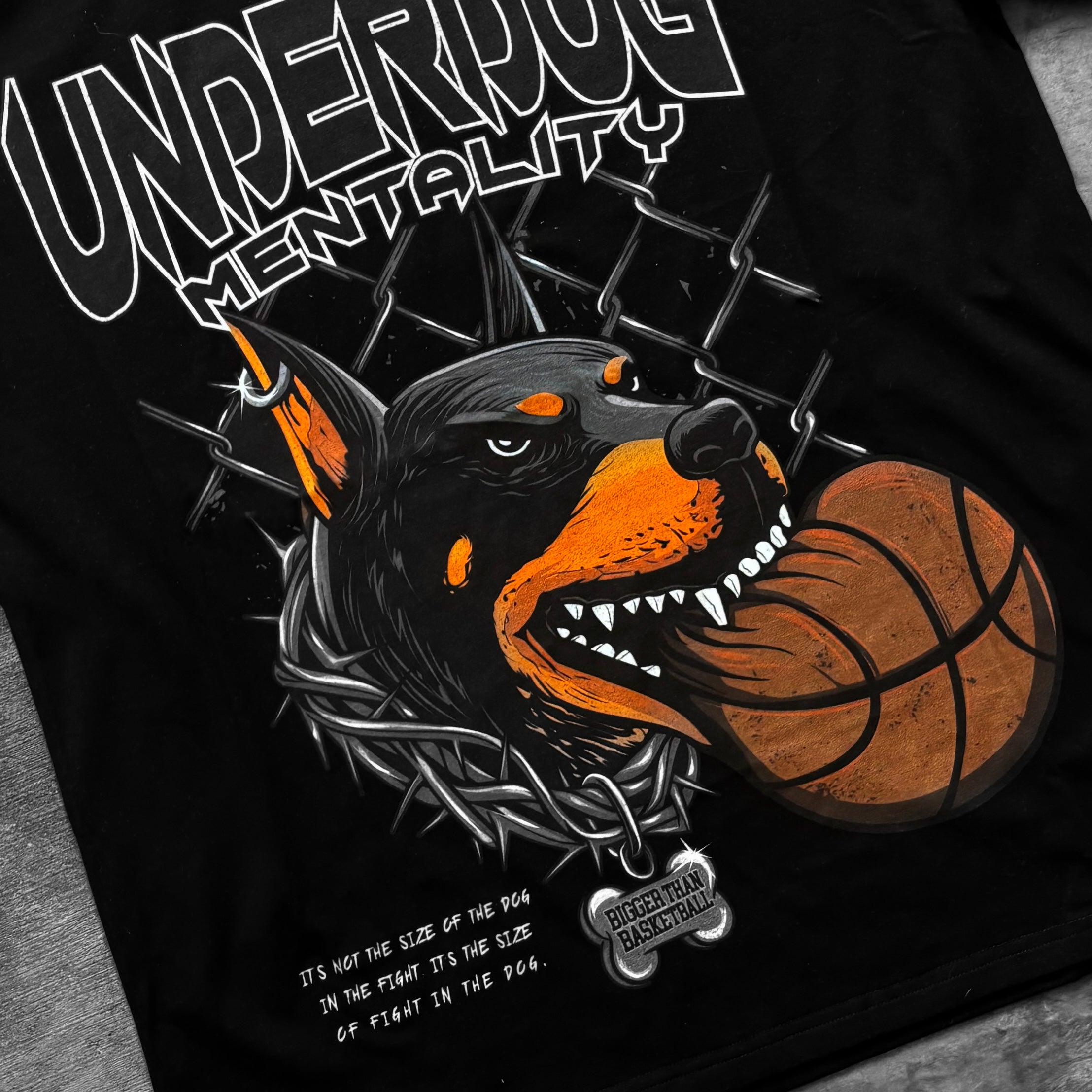 Underdog Mentality - T-Shirt - Black