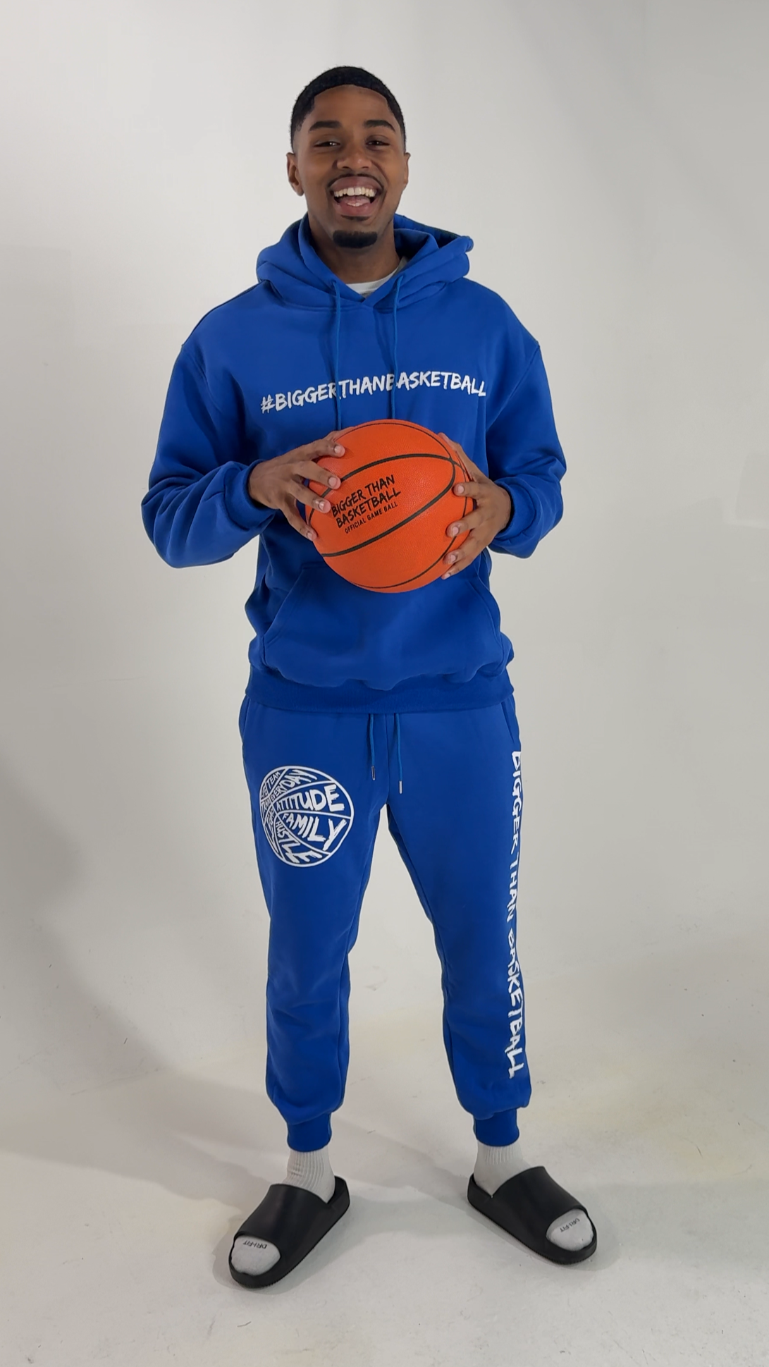 Bigger Than Basketball - Joggers - Blue