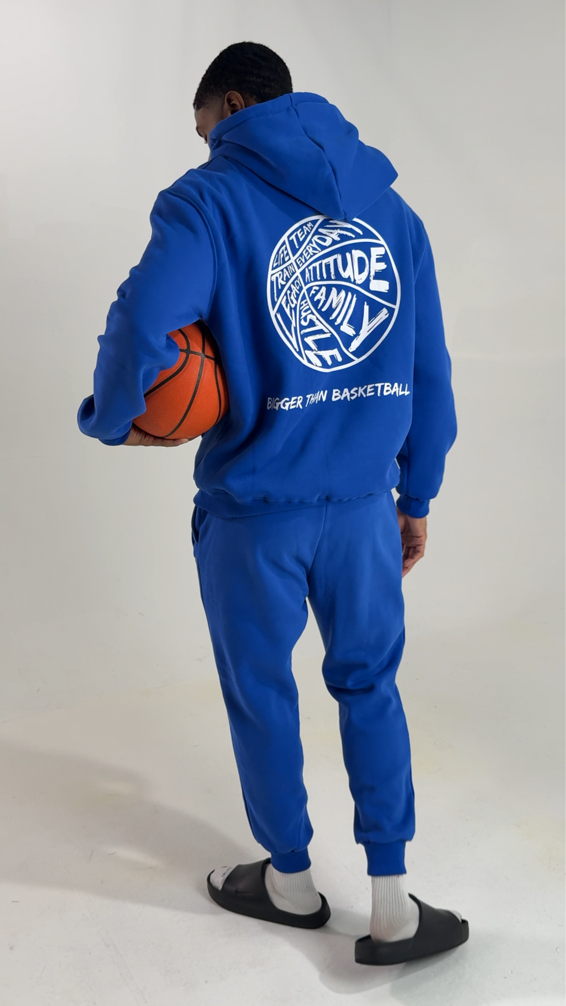 Bigger Than Basketball - Hoodie - Blue