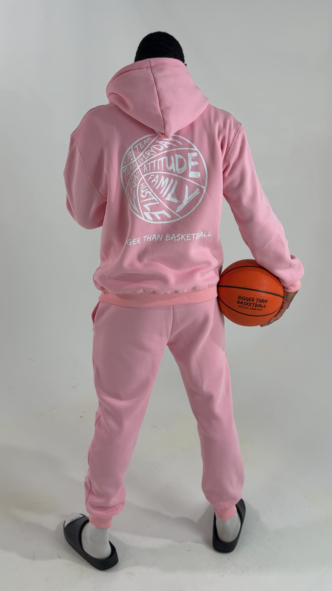Bigger Than Basketball - Hoodie - Pink