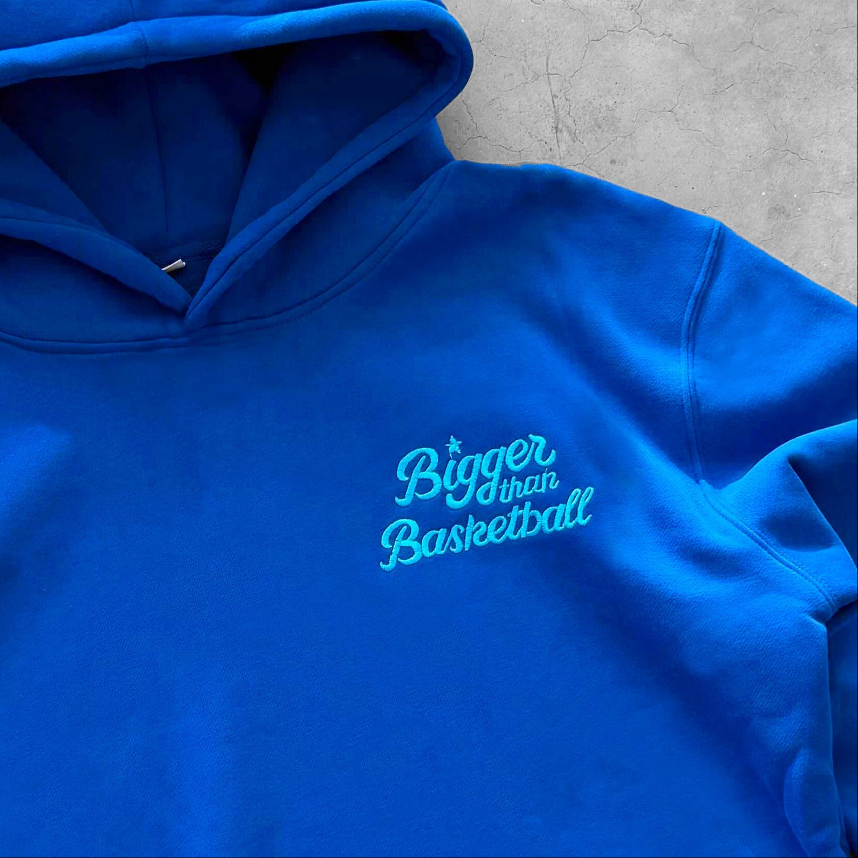 BTB Signature - Embroidered Hoodie - Blue